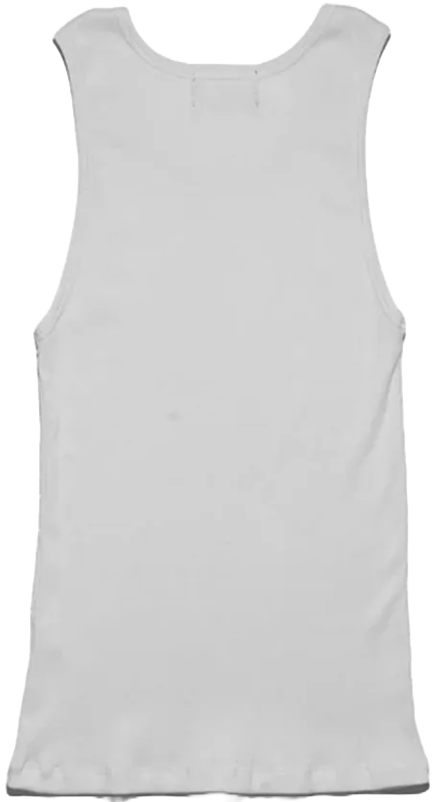 ENFANTS RICHES DÉPRIMÉS 'ACADEMIC' FADED WHITE TANK TOP