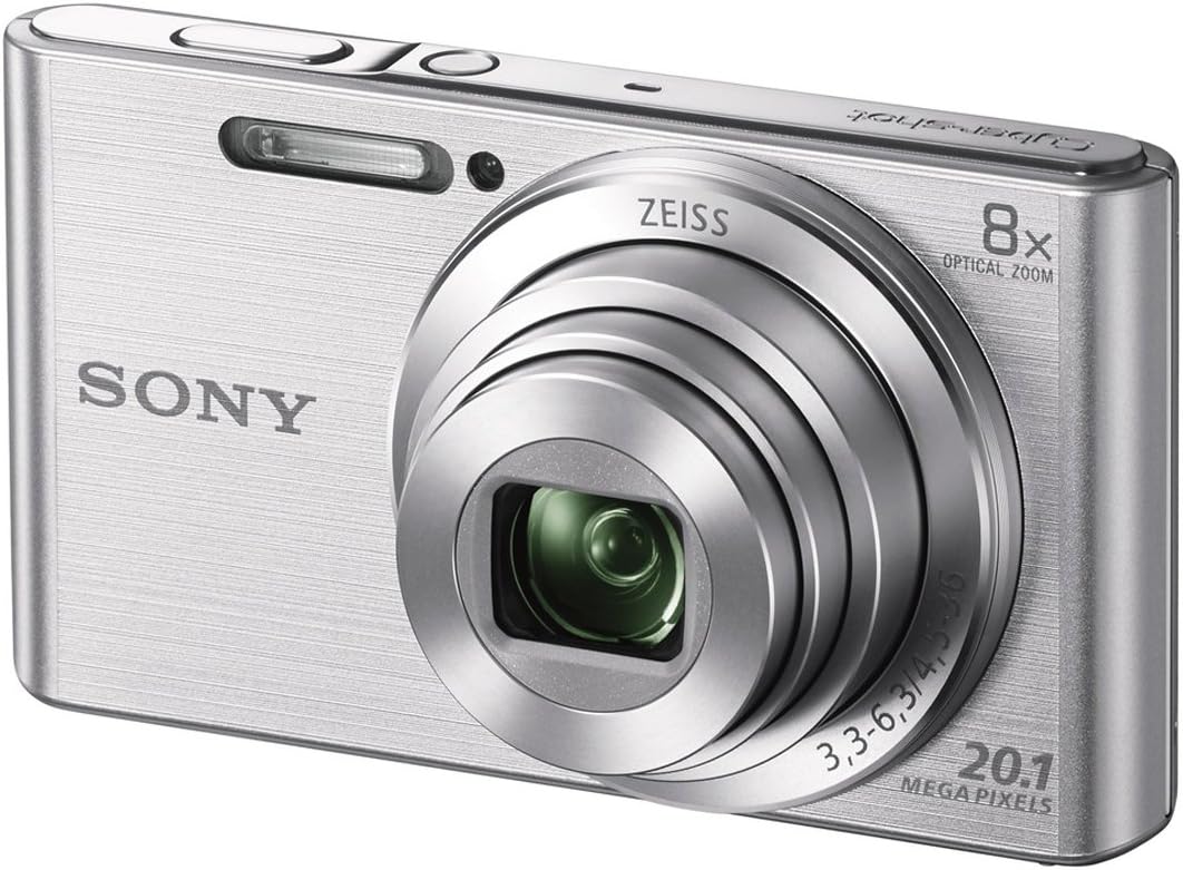 Sony DSC-W830 Compact Digital Camera Cyber-shot DSC-W830 Silver Optical Zoom 8x (25-200mm) Compact Body DSC-W830