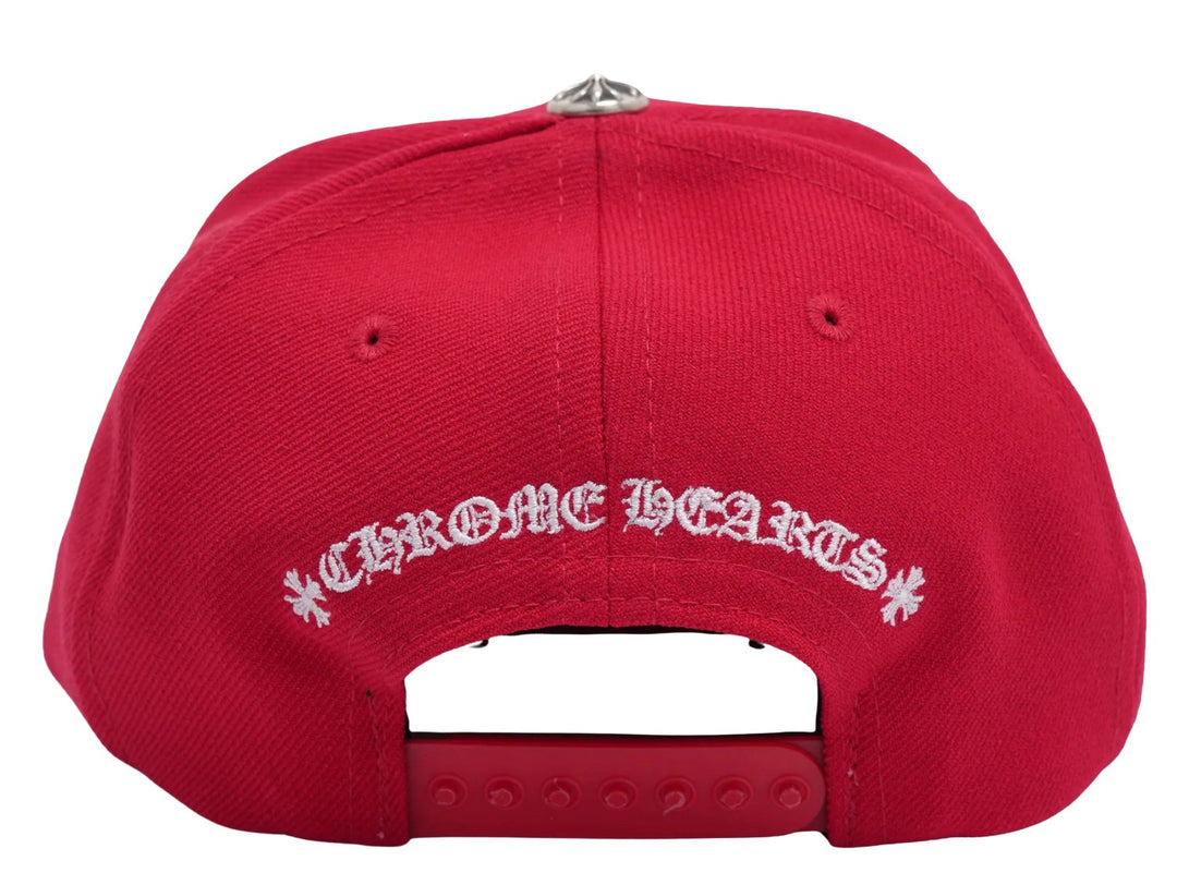CHROME HEARTS 'RED/WHITE' 6 PANEL BASEBALL HAT