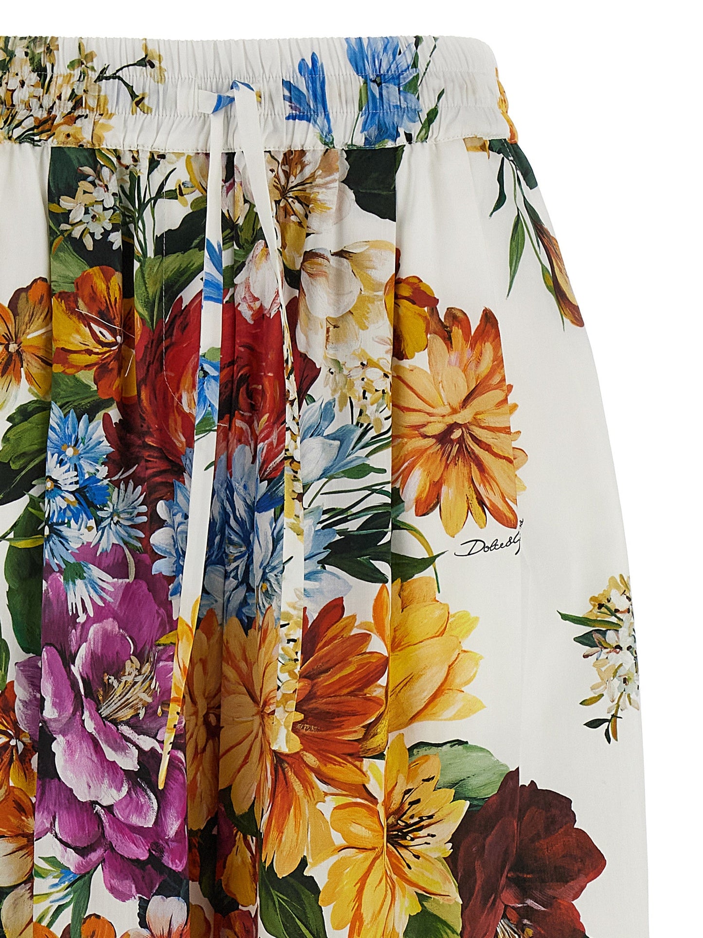 Dolce Gabbana ドルチェ&ガッバーナ花の花束プリントパンツ - Image 2