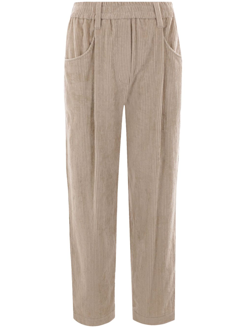 Brunello Cucinelli Corduroy Velvet Baggy Ounsers - Image 2