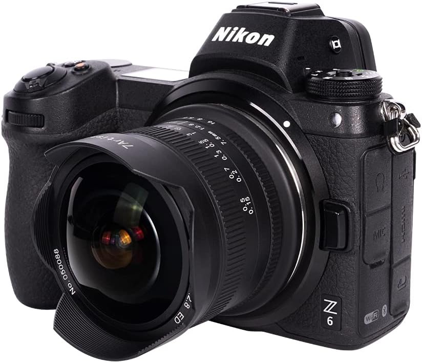 7Artisans 7.5mm F2.8 FISH-EYE II ED Z Mount Nikon Z APS-C Black Lens
