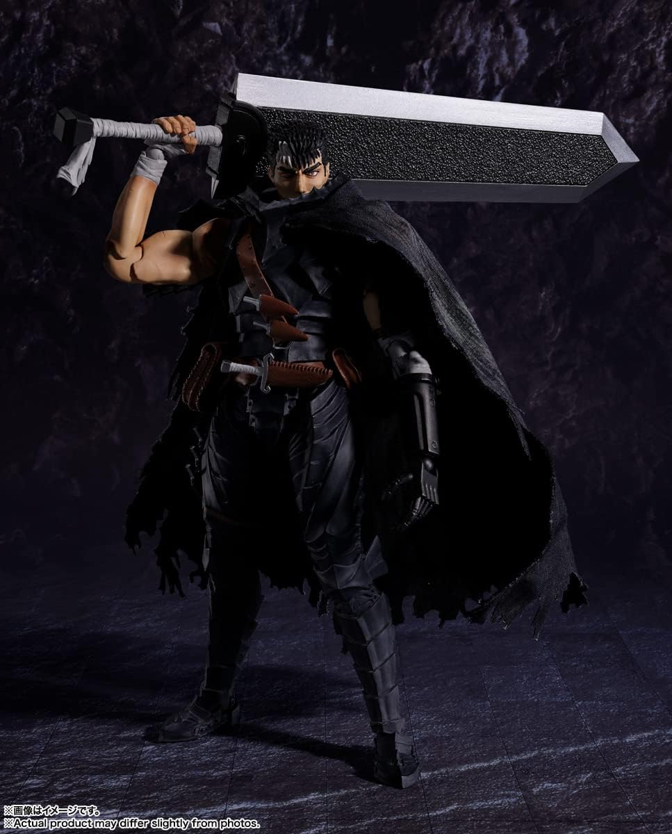 S.H. Figuarts Berserk Guts (Berserk Armor), Approx. 6.3 inches (160 mm), ABS & PVC & Fabric, Pre-painted Action Figure
