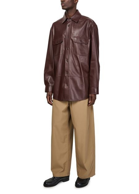 LOEWE Overshirt in nappa leather - Image 2