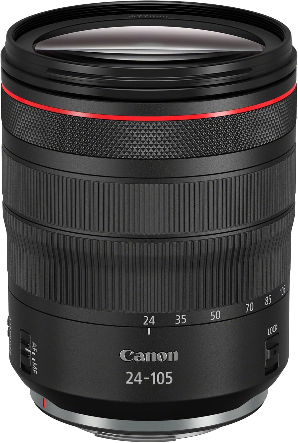 Canon 中望遠ズームレンズ RF24-105mm F4L IS USM EOSR対応 全長107.3mm ブラック RF24-10540LIS