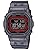 Casio DW-B5600G-1JF Men's Wristwatch, Black, black skeleton, Textured shape