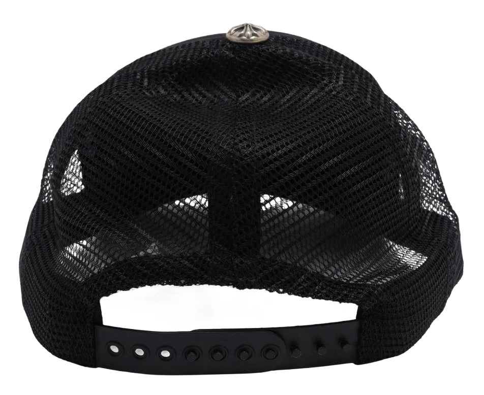 CHROME HEARTS 'WHITE CROSS' CEMETERY TRUCKER HAT