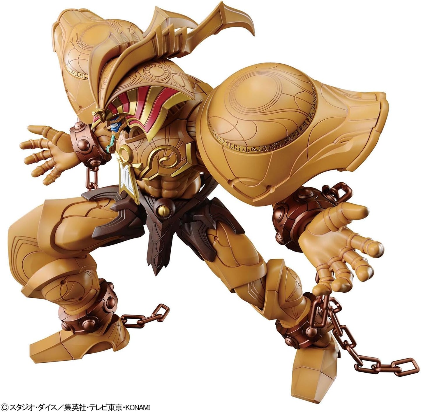 BANDAI SPIRITS Figure-rise Standard Amplified Yu-Gi-Oh! Duel Monsters Summoner God Exodia, Color-coded Plastic Model