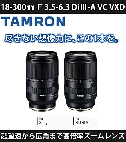 Tamron 18-300mm F3.5-6.3 Di-A VC VXD for Sony E-Mount B061S Kenko Lens Protection Filter SD Card Cloth 4pcs