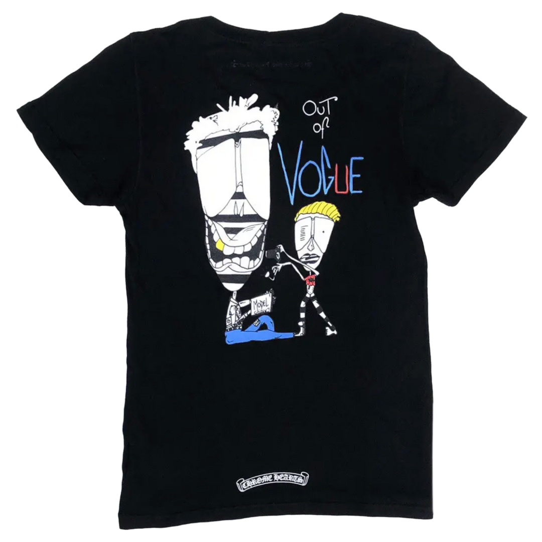 CHROME HEARTS MATTY BOY 'VOGUE' BLACK TEE