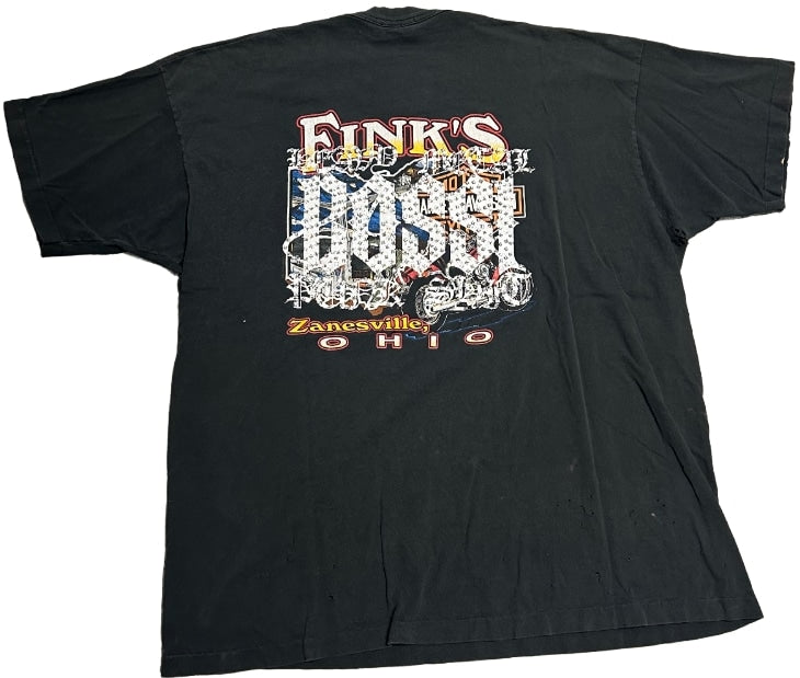 BOSSI 'FINK'S' RHINESTONE VINTAGE TEE