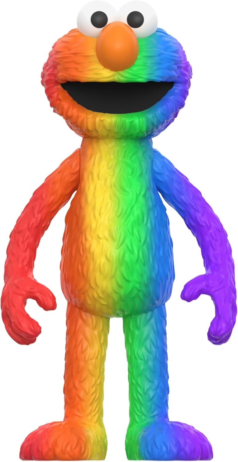 リ・アクション セサミストリート エルモ(レインボー) 3.75インチ・アクションフィギュア