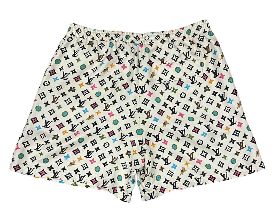 LOUIS VUITTON 'CRAGGY' SILK SHORTS