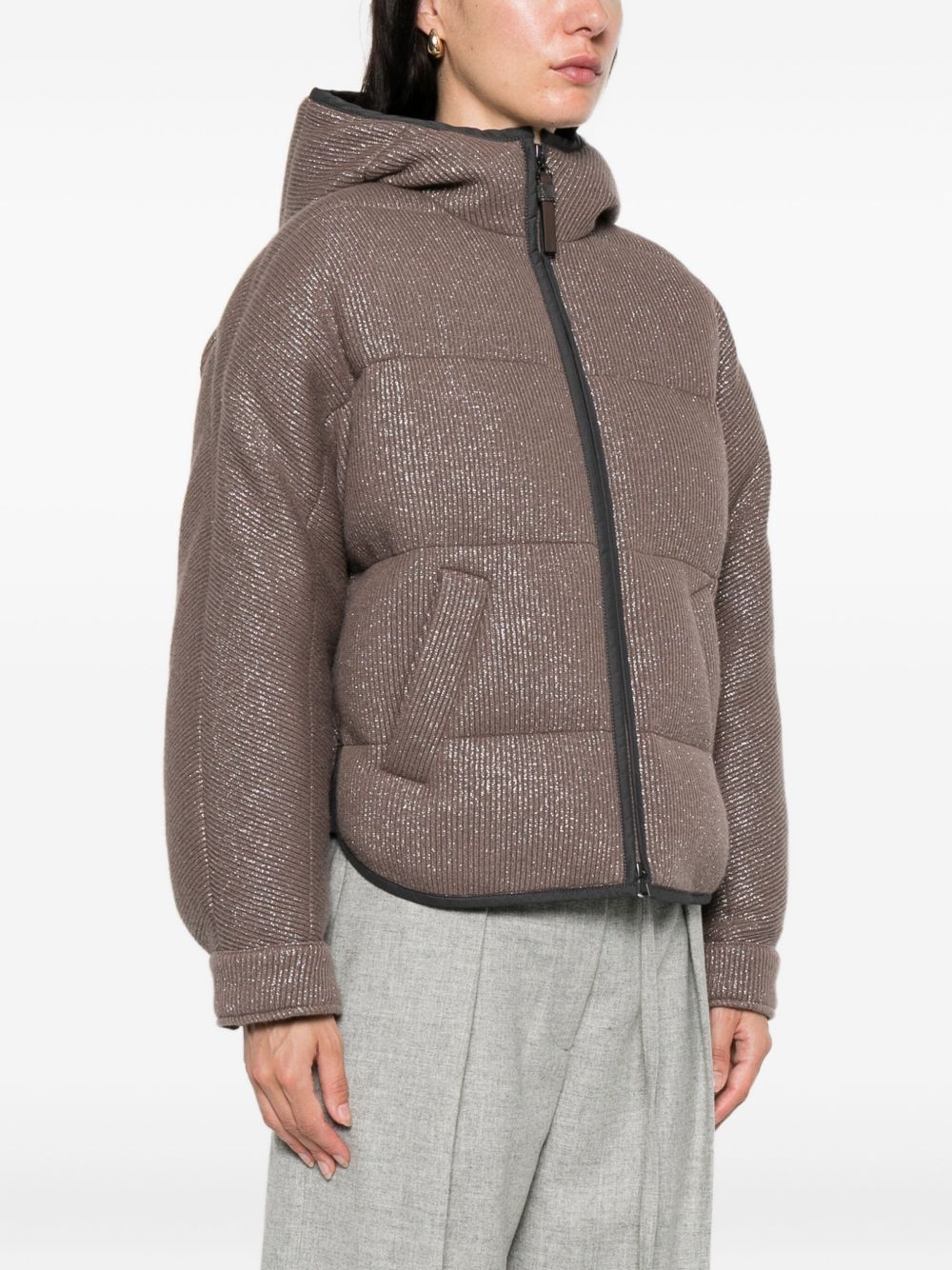 Brunello Cucinelli Cashmere Down Jacket - Image 2