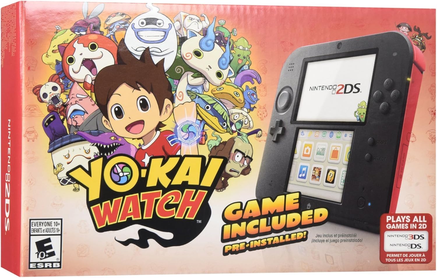 Nintendo Yo-Kai Watch Bundle for Nintendo 2DS - Red