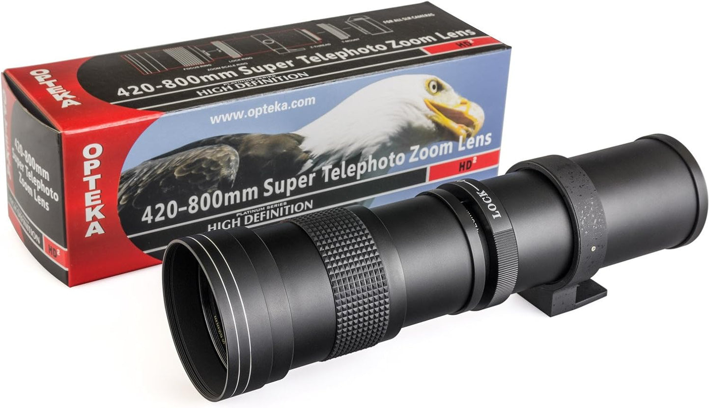 Opteka 420 – 1600 mm f / 8.3 HD望遠ズームレンズfor Nikon d4s , d4 , d3 X , DF , d810 , d800 , d750 , d610 , d600 , d7100 , d7000 , d5500 , d5300 , d5200 , d5100 , d3300 , d3200 and d3100デジタル一眼レフカメラ