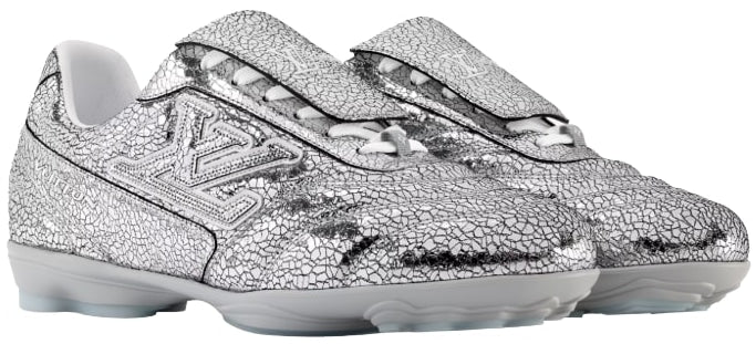 LOUIS VUITTON FOOTPRINT SILVER METALLIC