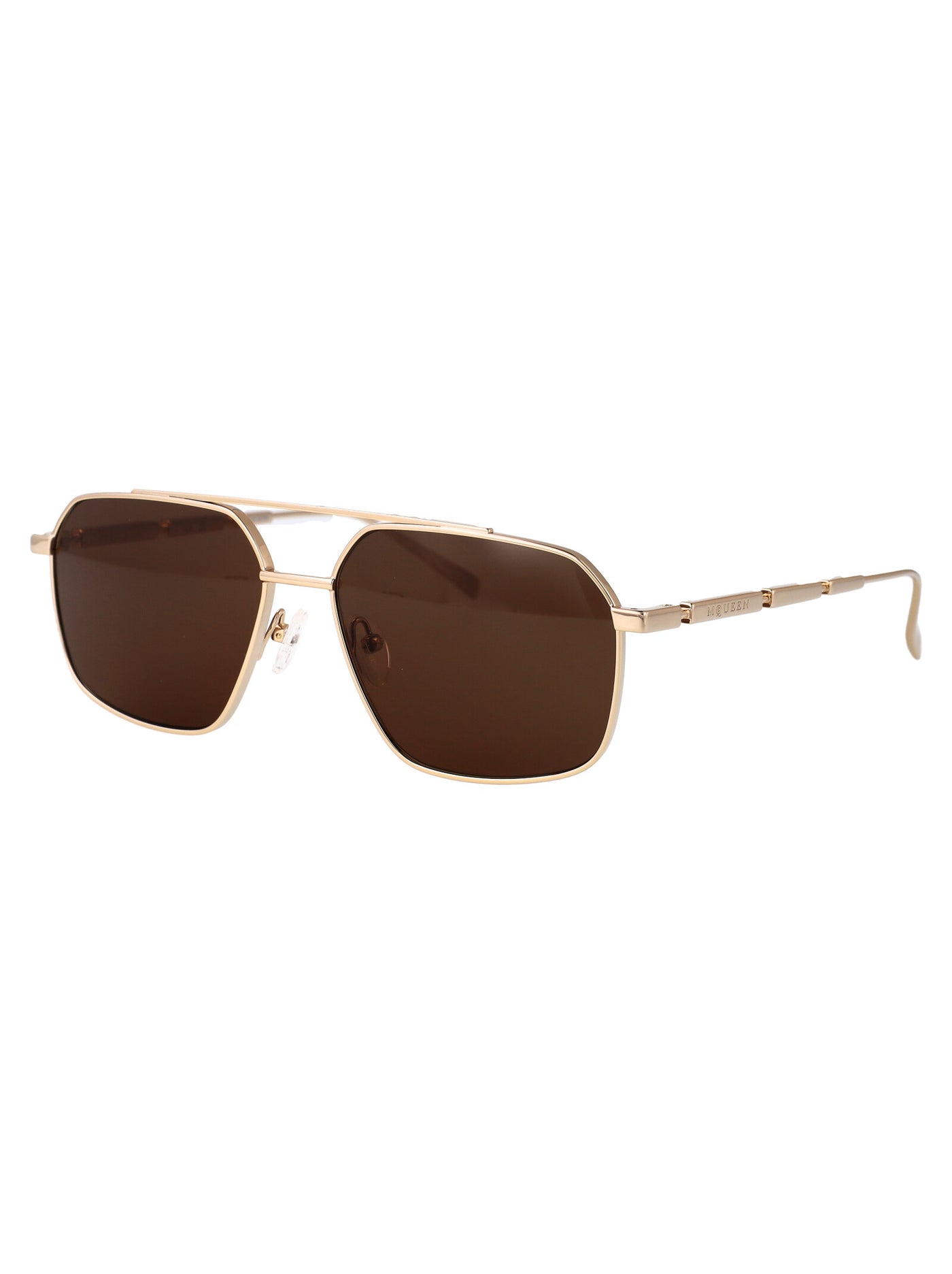 Alexander McQueen アレクサンダーMCクイーンアビエーターサングラスAM0477 S 002 - Image 2