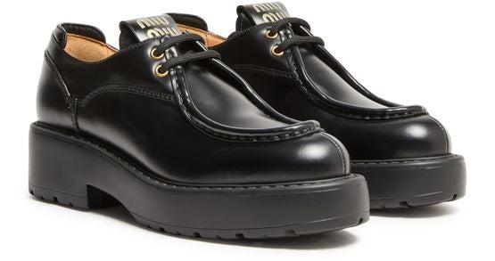 MIU MIU Leather lace-up shoes - Image 2