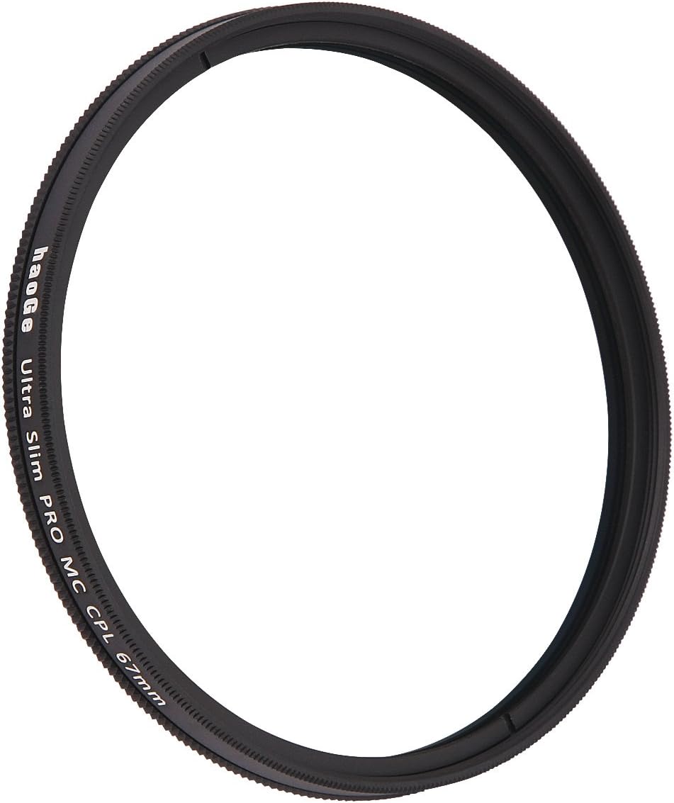 Haoge MC CPL Multi-Coated Circular Polarizer Lens Filter for Canon Nikon Sony Minolta Pentax Olympus Panasonic Leica Zeiss TAMRON Digital Camera DSLR Lens