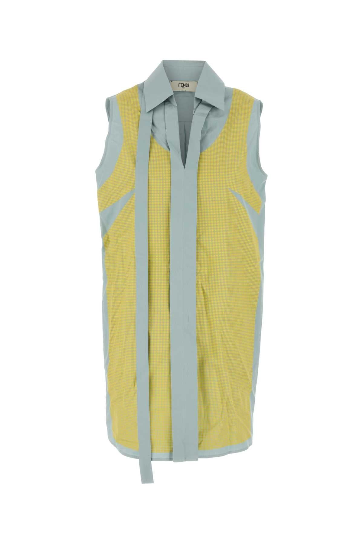 Fendi フェンディパウダーブルーコットンドレス - Image 2