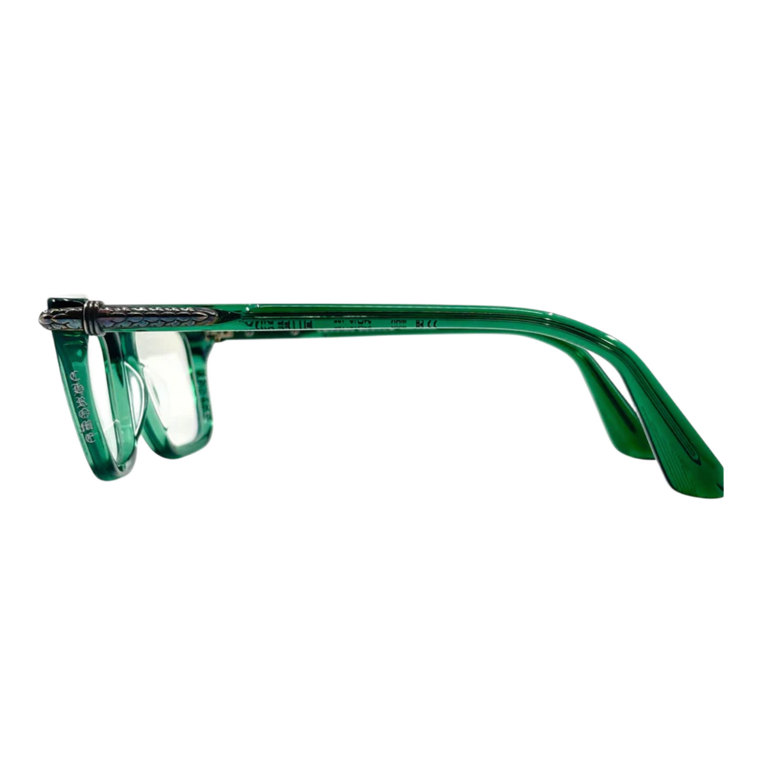 CHROME HEARTS 'LITTLE DINGER' TURQUOISE GLASSES
