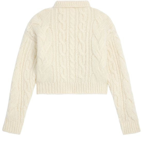 CELINE Sweater in aran mohair and wool - Image 2