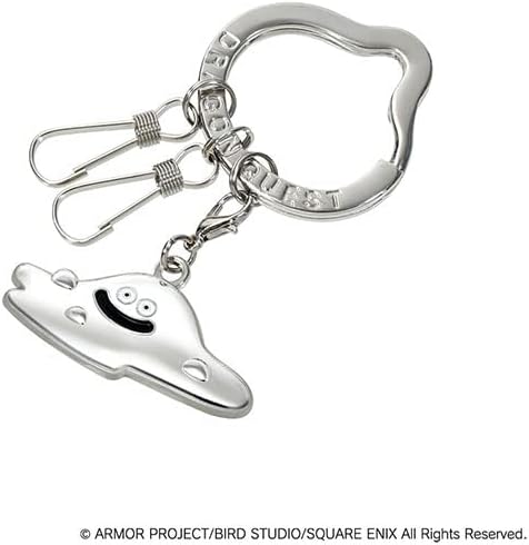 Smile Slime Metal Key Ring - Rough Metal