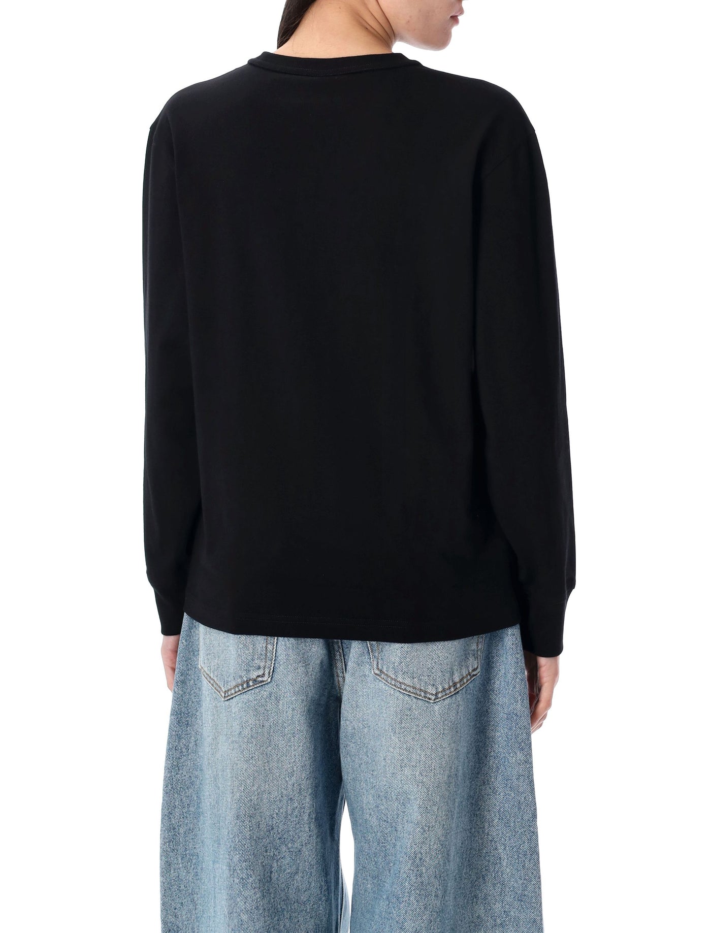T By Alexander Wang Tによるt By Alexander Wang Tシャツとポロスブラック - Image 2