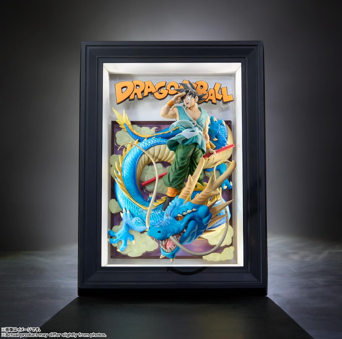 TAMASHII NATIONS Tamashii Art Dragon Ball Z Dragon Ball Son Goku & Ryu, Approx. 10.8 inches (275 mm), PVC & ABS, Pre-painted Complete Figure