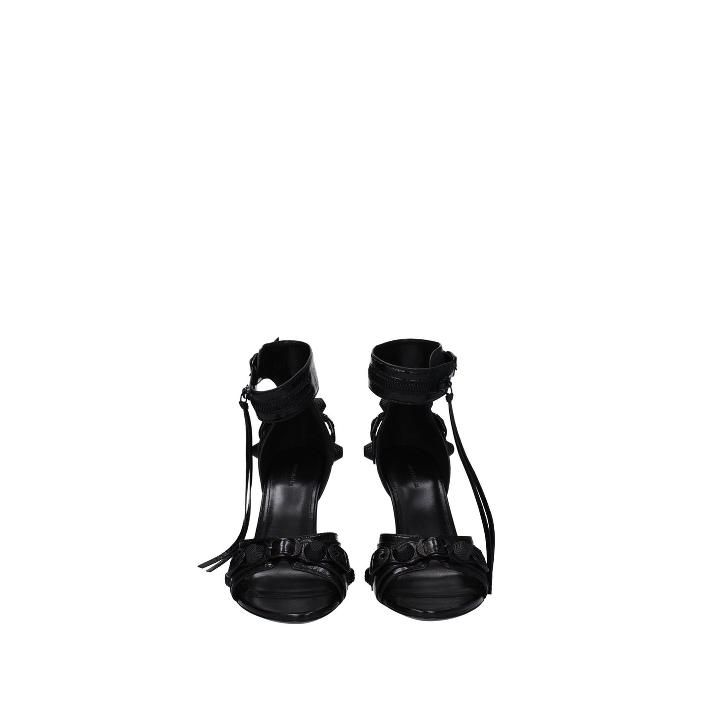Balenciaga Sandals Cagole Woman Leather Black - Image 2