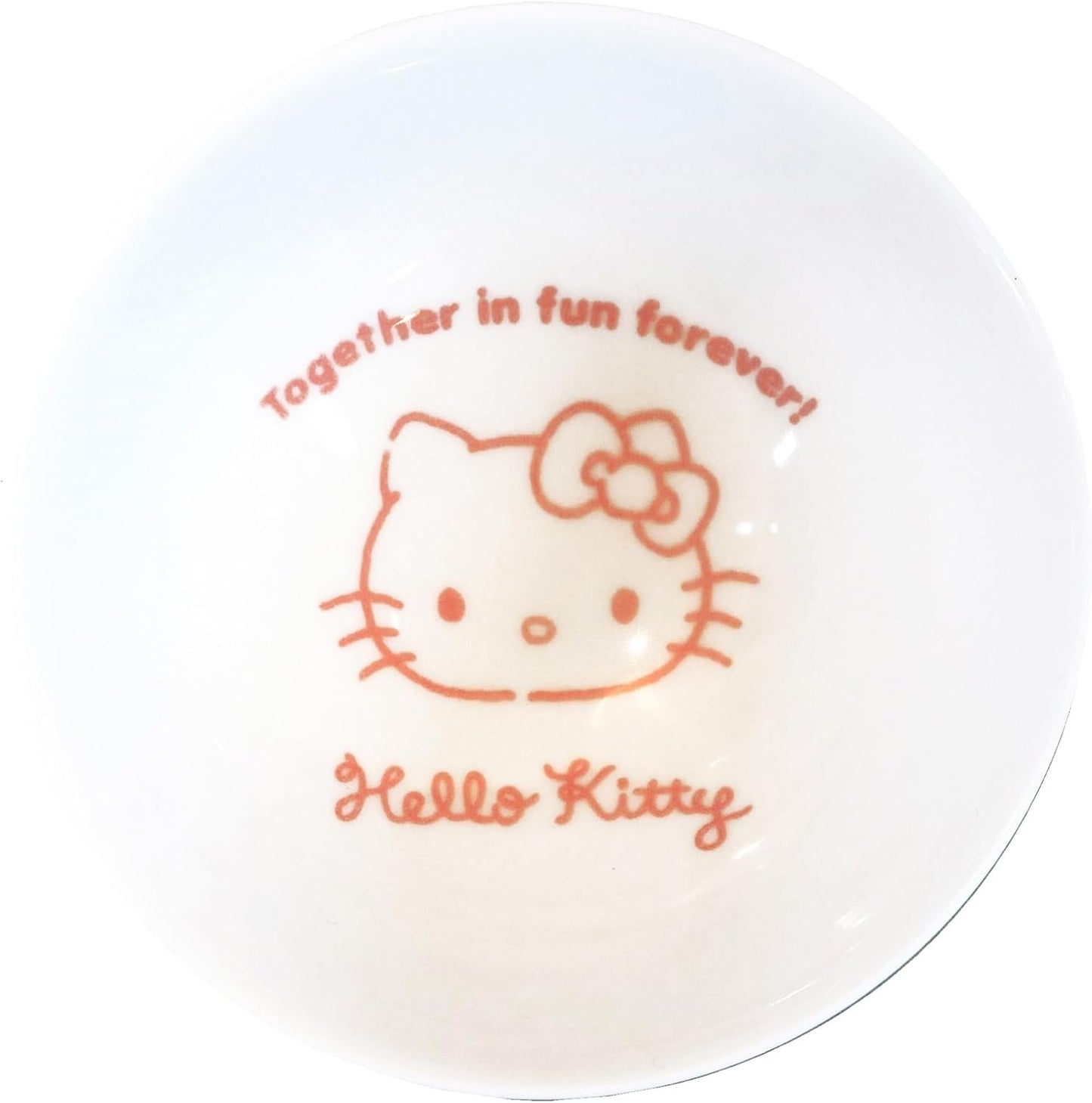 Sanrio 300101 Hello Kitty Rice Bowl, 4.3 inches (11 cm), Microwave, Dishwasher Safe, Dishware, Goods, Miscellaneous Goods, Dyed Check, Made in Japan