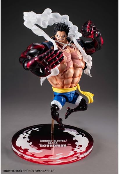 MegaHouse Variable Action Heroes One Piece Monkey D. Luffy Gear 4 Boundman, Approx. 7.9 inches (200 mm), PVC Pre-painted Complete Figure