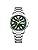 Citizen BM8180-71W Men's Wristwatch, Photovoltaic, Eco-Drive, 3 Hands, Waterproof, Luminous, Simple, Green, Silver, Silver, Bracelet Type