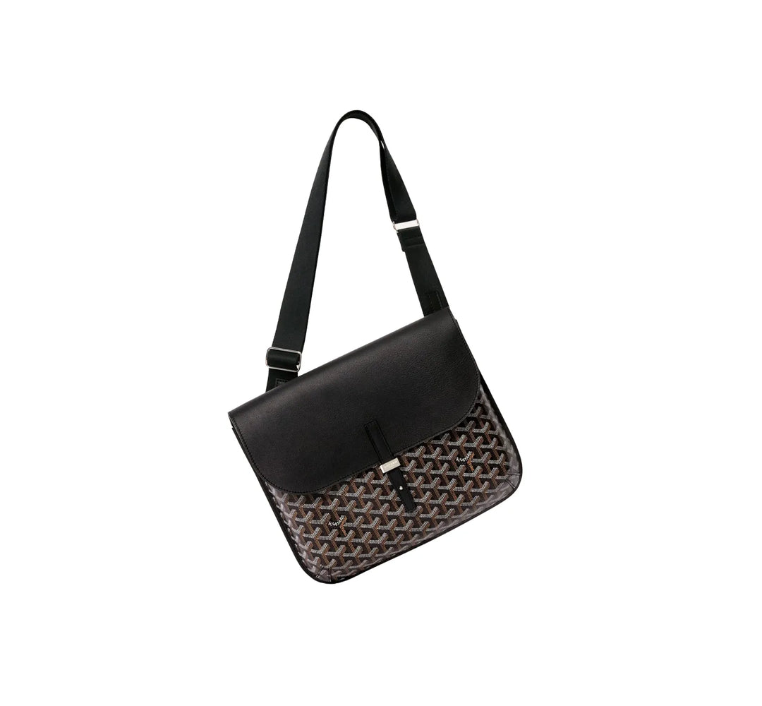 GOYARD 'BLACK' COURSIER MESSENGER BAG