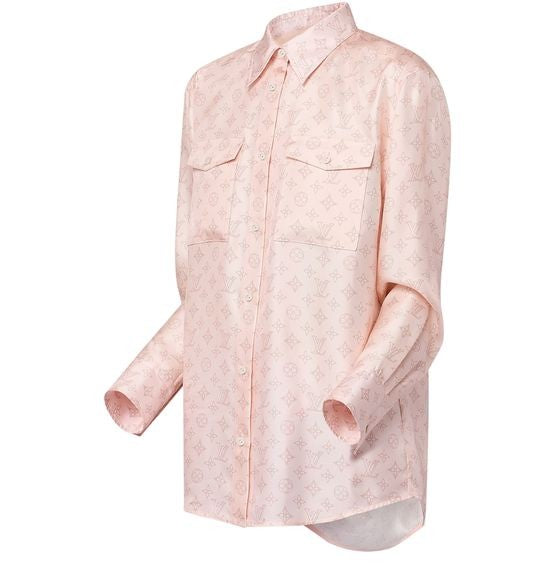 LOUIS VUITTON Mahina Monogram Flap Pocket Shirt - Image 2