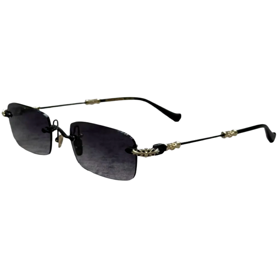 CHROME HEARTS 'BLACK/GOLD' PILLS III SUNGLASSES