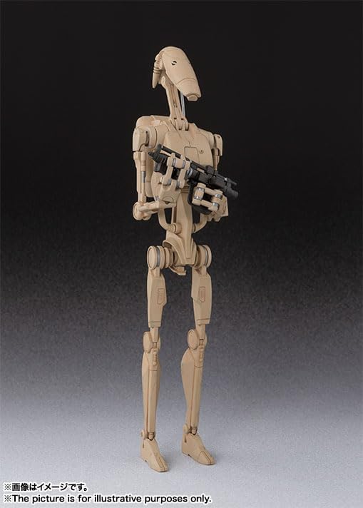 S.H. Figuarts Star Wars Battle Droid (Resale Version), Approx. 6.1 inches (155 mm), ABS & PVC, Pre-painted Action Figure