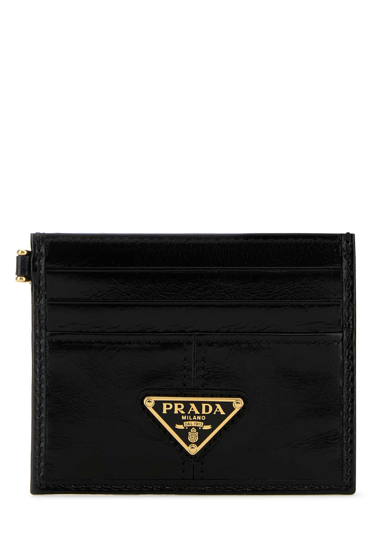 Prada プラダブラックレザーカードホルダー - Image 2