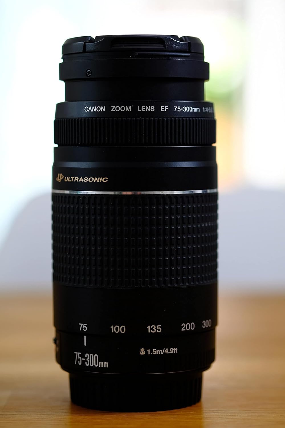 Canon EFレンズ EF75-300mm F4-5.6 IIIズームレンズ 望遠 並行輸入品 黒