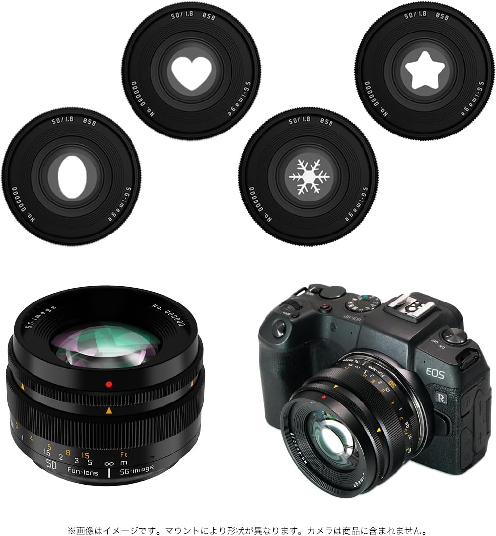 SG-image 50mm F1.8 Phantom Lens RF Mount