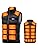 Caxzyn Electric Heated Vest, Heated Vest, Front and Back Independent, Temperature Adjustment, Cold Protection, Heater Vest, 23 Heating Points, USB Power, 5 Seconds Heater, Made in Japan, Thermal Vest,
