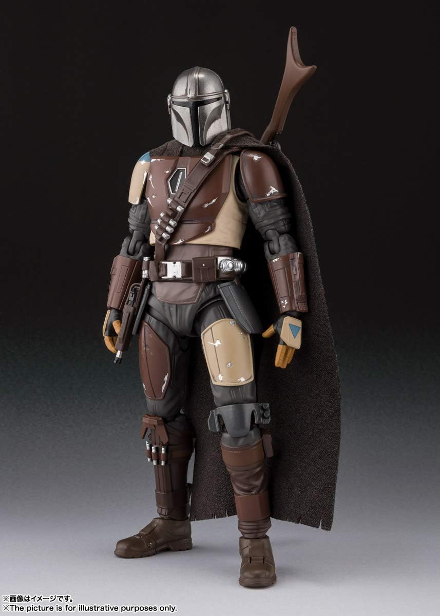 Tamashi Nations S.H. Figuarts The Mandalorian (Star Wars: The Mandalorian) (Resale Version), Approx. 5.9 inches (150 mm), ABS & PVC & Cloth Painted Action Figure