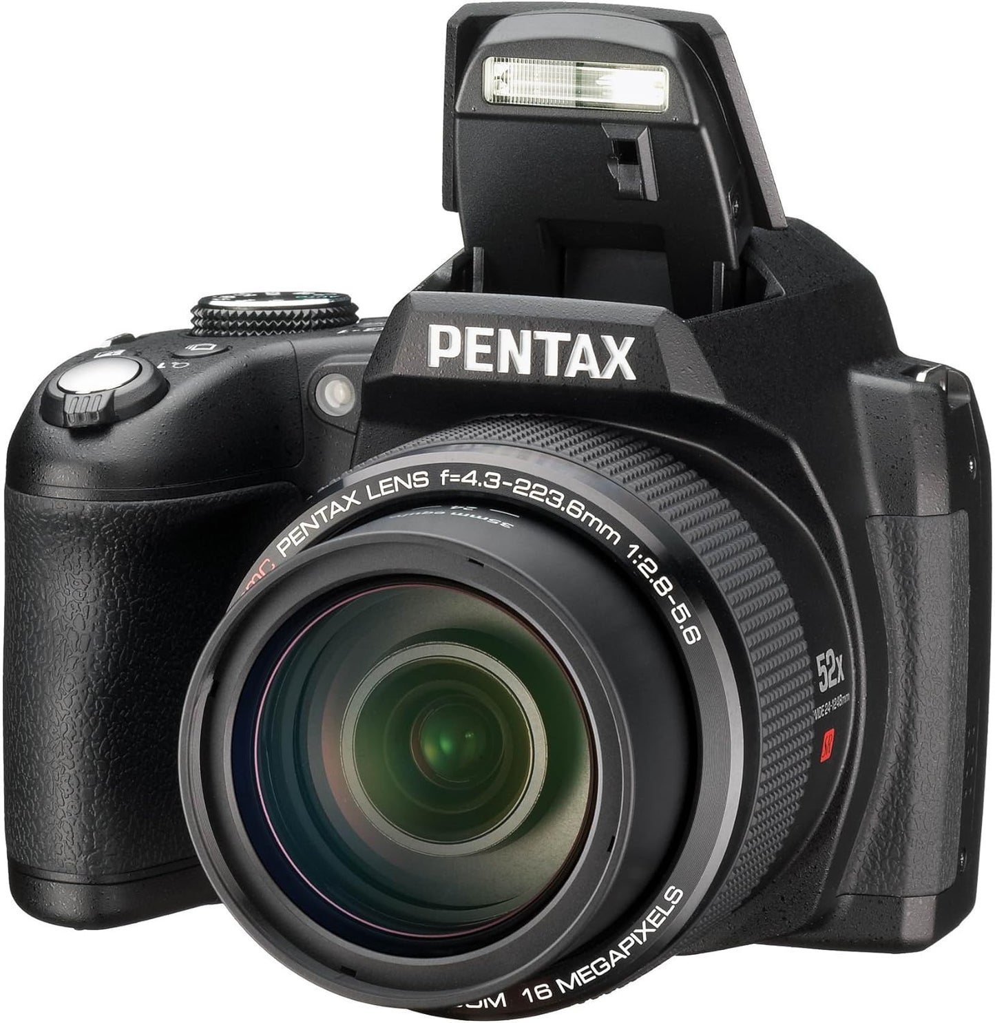 Pentax XG-1 16 Digital Camera with 52x Optical Image Stabilized Zoom with 3-Inch LCD (Black) by Pentax