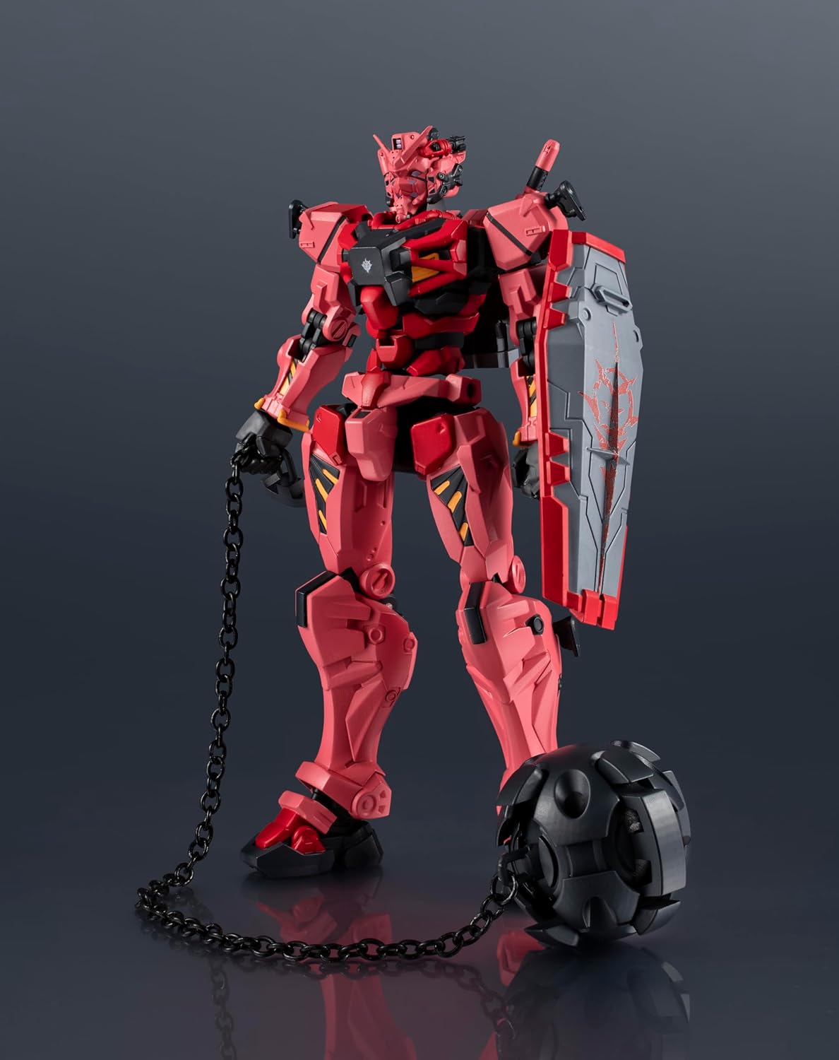 Tamashi Nations Gundam Universe Mobile Suit Gundam GQuuuuuuux gMS-α Red Gundam, Approx. 6.1 inches (155 mm), ABS & PVC Pre-painted Action Figure