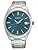 Seiko SUR525P1 Men's Watch, Quartz, Overseas Model, Turquoise Blue, blue, Bracelet Type