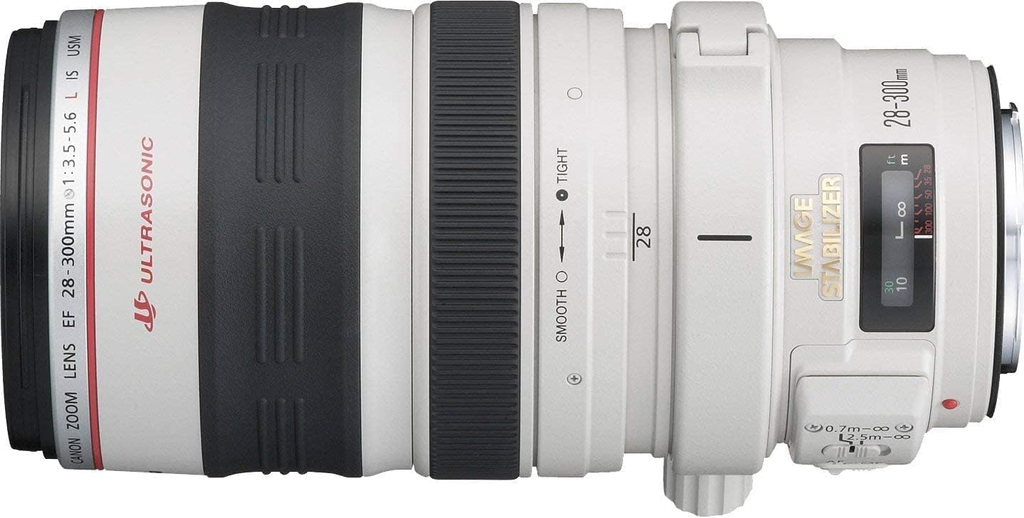 Canon EF 28-300mm f/3.5-5.6L IS USM SLR Telephoto lens White