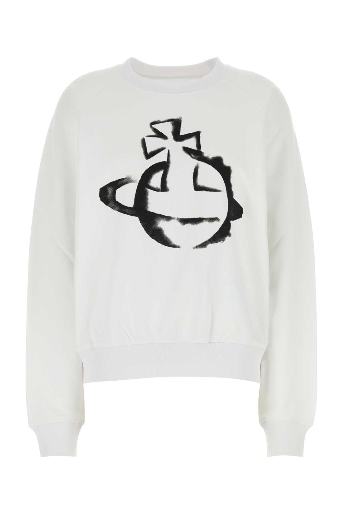 Vivienne Vivienne Westwood White Cotton Extize Sweatshirt - Image 2