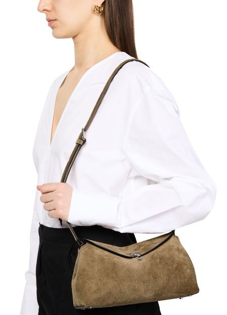 TOTEME T-Lock suede clutch - Image 2