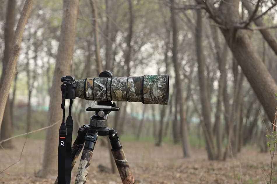 ROLANPRO Waterproof Lens Cover for Canon RF 70-200mm F2.8 L IS USM Camouflage Rain Cover Lens Protective Sleeve Case - #27 Jungle Waterproof